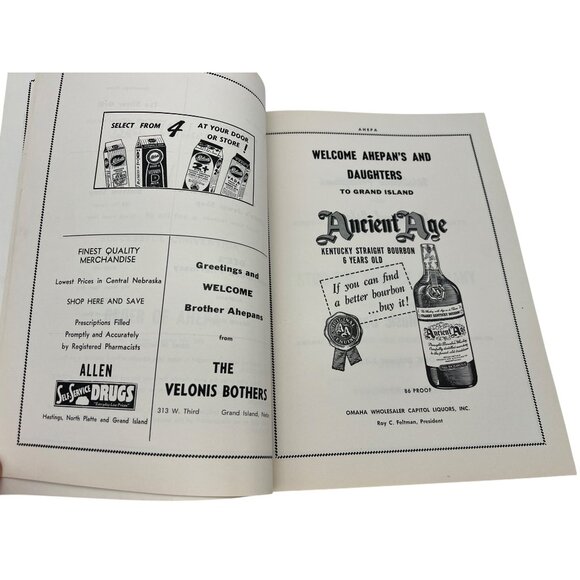 1960 Order of AHEPA 29th Annual Convention Booklet Grand Island NE Vintage Ads - Picture 6 of 9